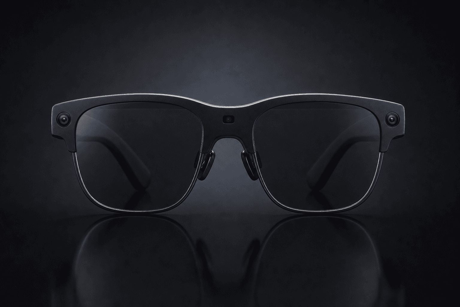 Ghostpilot AR glasses — front product render